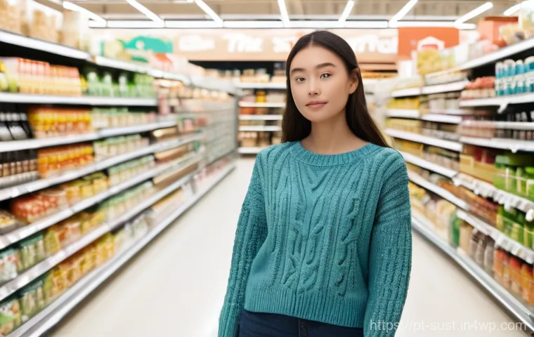 지속 가능한 소비를 위한 소비자 교육 자료 - Image Prompt 1: The Conscious Shopper**