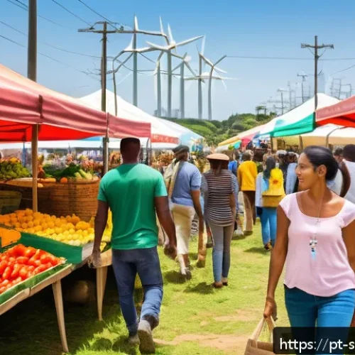 Home 29 지속 가능한 소비를 위한 소비자 인식 조사 - A vibrant Brazilian urban farmer’s market scene in the South region, showcasing diverse organic food...